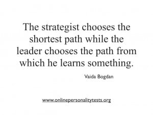 leader vs strategist